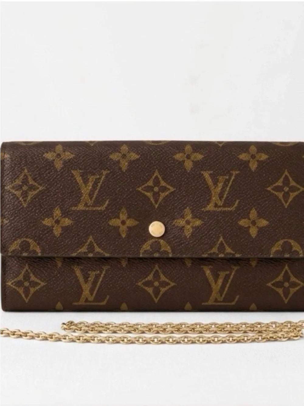 Louis Vuitton Authenticated-Long Wallet-COA-“80s Vintage Box+Dust bag